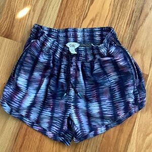 Athleta Girl Athletic Shorts in Blue and Purple